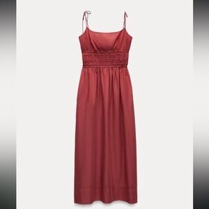 Zara Rust Midi Dress